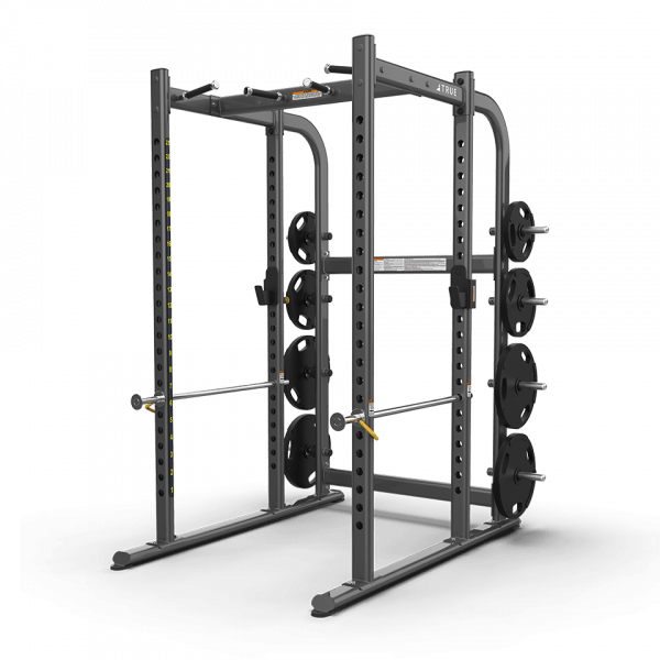 XFW7900 with weights 600x600 1 - Xfw-7900 Power Rack With Plate Holders