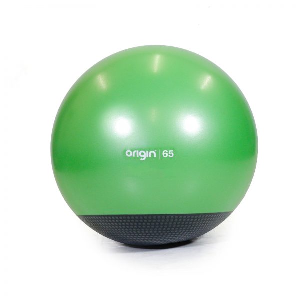 origin weighted gym ball green 0002 65cm - Origin weighted Gym Ball V2 - 65cm (Dark Grey / Green)