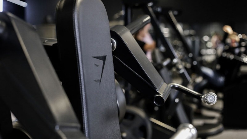 a close up of gymshark exercising equipment