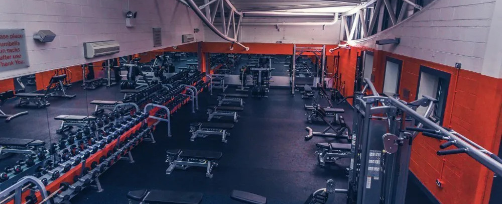 weighlifting gym floor at westpark fitness